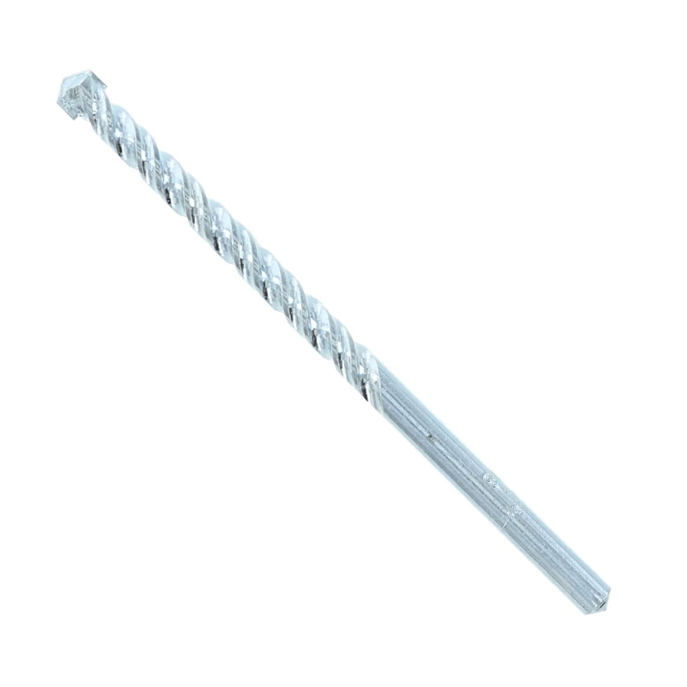 The AvantiPRO PMAPC1040 1/4 in. x 6 in. carbide-tipped masonry drill bit, featuring a silver spiral flute and hex shank, is shown against a white background.